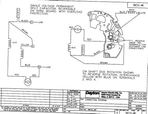 Dayton electric motors wiring diagram