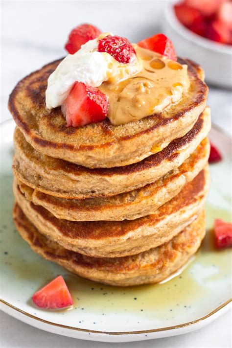 High Protein Pancakes (37g of protein!) - Eat the Gains