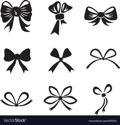 Bow Royalty Free Vector Image - VectorStock