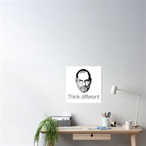 "Apple's Steve Jobs - Think Different" Poster by weheartscott | Redbubble