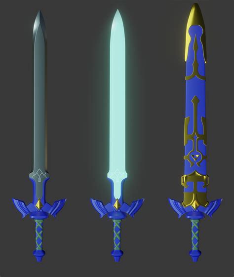 Master Sword - Zelda fan art - Finished Projects - Blender Artists Community