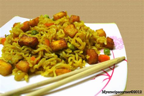 Mye's Kitchen: Paneer Maggi Noodles Recipe