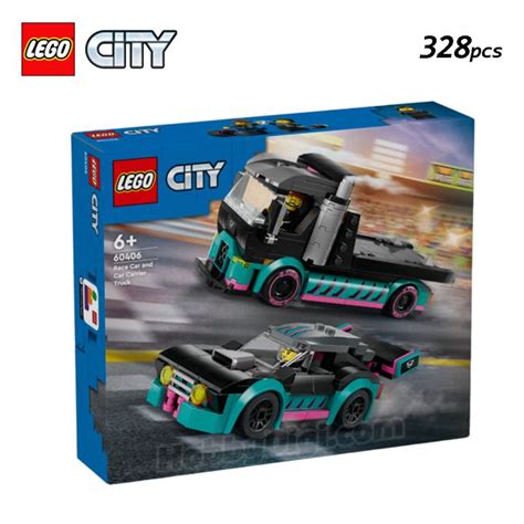 LEGO® 60406 City : Race Car and Car Carrier Truck