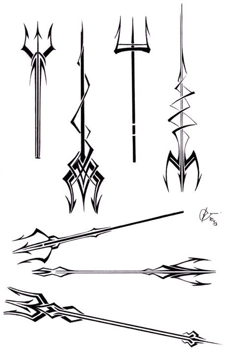 an image of different types of arrows in black and white colors on a white background