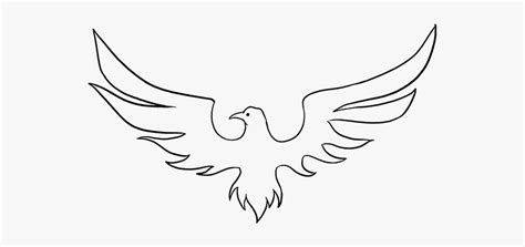 How To Draw Phoenix - Bird Easy Drawing , Free Transparent Clipart ...