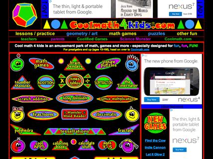 Cool Math 4 Kids – edshelf