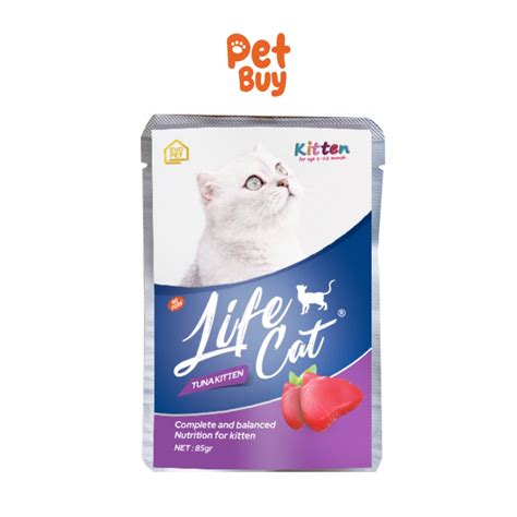 Jual Life Cat Pouch Tuna Kitten 85 gr | Shopee Indonesia