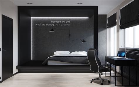 40 Beautiful Black & White Bedroom Designs