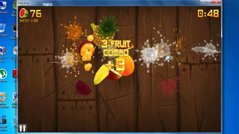 Fruit Ninja HD for PC - Gameplay - YouTube