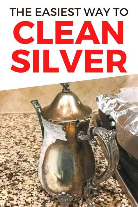 Easy way to Clean Silver Homemade Non Toxic Recipe | How to clean ...