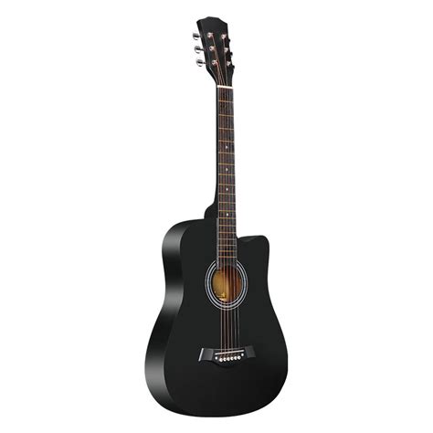 38 Inch Basswood Folk Guitar Natural Black Color - Musical Instruments - Temu