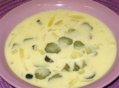 Zupa Ogórkowa: Polish Creamy Dill Pickle Soup Recipe