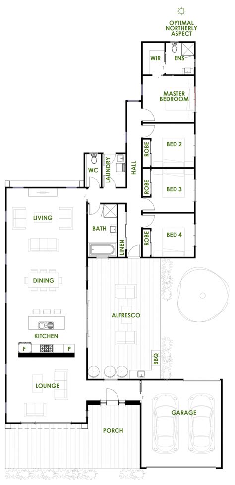 Floor Plan Friday: Architectural home with exceptional efficiency Craftsman House Plans, Cottage ...