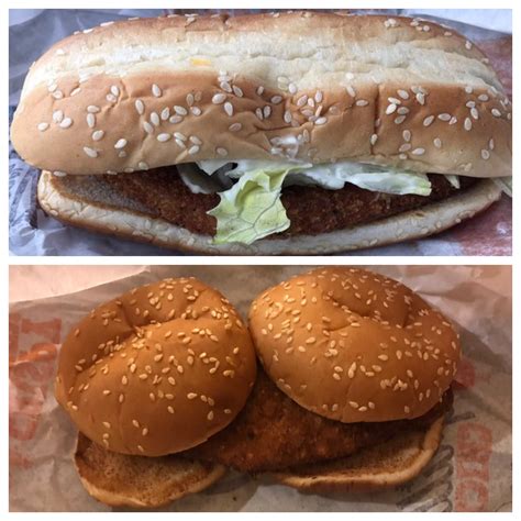 Burger King original chicken sandwich : r/ExpectationVsReality