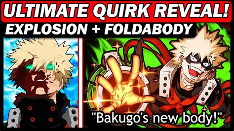 BAKUGO'S NEW SECRET QUIRK! My Hero Academia Reveals Explosion + Foldabody Quirk FUSION?! MHA 365 ...