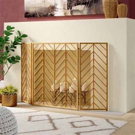 51 Decorative Fireplace Screens To Instantly Update Your Fireplace