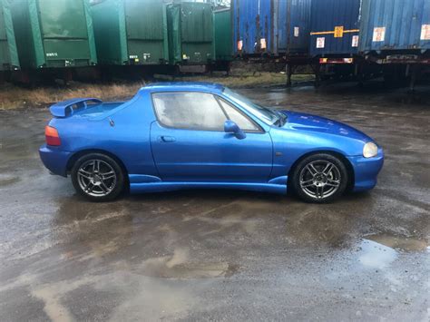 breaking: honda crx del sol sir jdm b16a vti esi spares blue modified ...