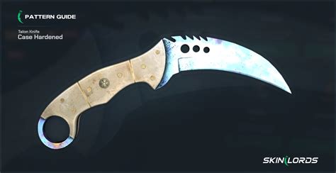 Talon Knife Case Hardened | All Blue Gem Seeds - SkinLords