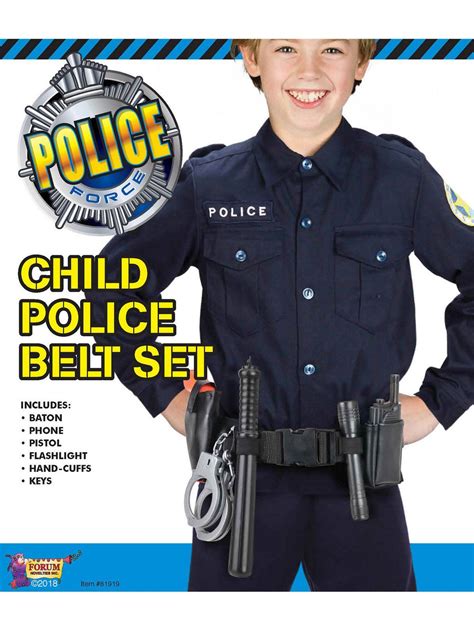 Police Officer Belt Set - Costumes for 2019 - Wholesale Halloween Costumes | Kids police, Police ...