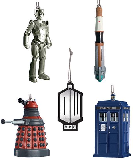 Doctor Who: 5 Mini Christmas Tree Ornaments – Merchandise Guide - The Doctor Who Site