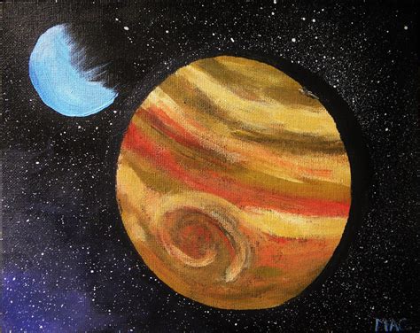 Saturn Planet Painting at PaintingValley.com | Explore collection of Saturn Planet Painting