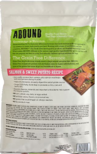 ABOUND™ Grain Free Salmon & Sweet Potato Dry Dog Food, 14 lb - Fred Meyer