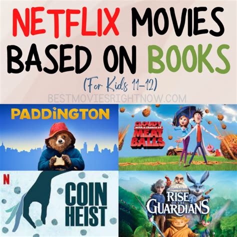 Netflix Movies Based on Books (For Kids 11-12) - Best Movies Right Now