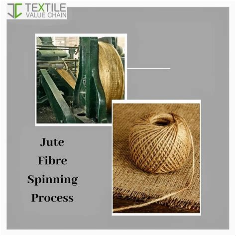 Jute fibre spinning process