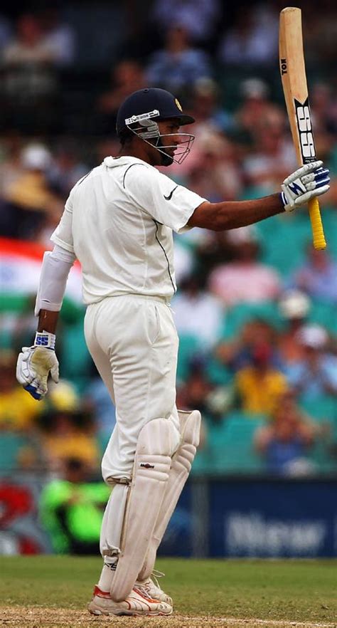 VVS Laxman celebrates reaching his half-century | ESPNcricinfo.com