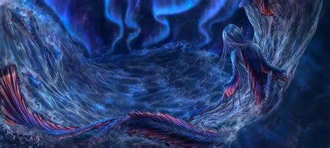 2037x919 Fantasy Mermaid HD 2037x919 Resolution Wallpaper, HD Fantasy 4K Wallpapers, Images ...