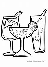 Malvorlage Cocktail  Kostenlose Malvorlagen sketch template
