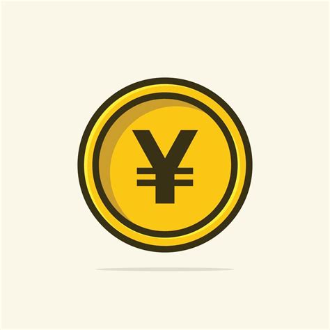 Japanese Yen coin vector illustration 16820913 Vector Art at Vecteezy