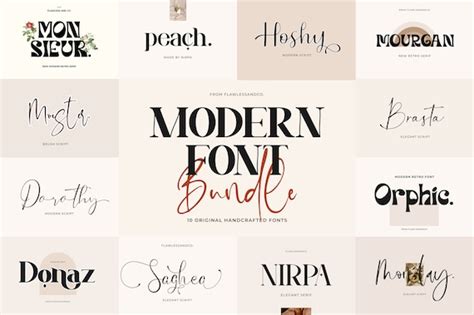 Modern Font Bundle Best Seller Font Cricut Fonts Procreate - Etsy Australia