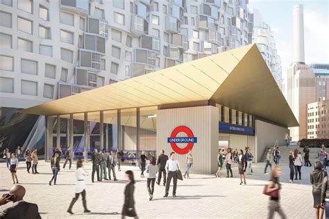 New images show what Battersea Power Station's glossy new tube stop will look like | London ...