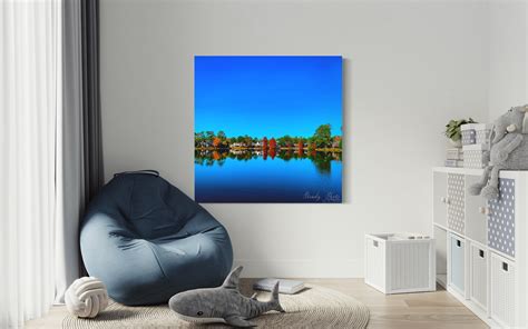 Reflection Lake Home Decor Canvas - Etsy