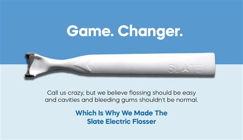 Slate Electric Flosser: Revolutionizing Dental Care & Oral Hygiene – Slate Dental, Inc.