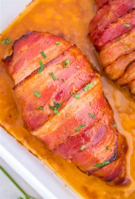 Bacon Wrapped Chicken Breasts Recipe - Sweet and Savory Meals