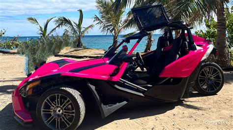 Pink Polaris Slingshot | Rent this location on Giggster