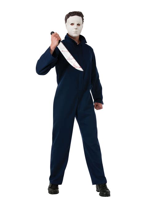 Deluxe Michael Myers Halloween Costume Size: One Size Fits Most ...