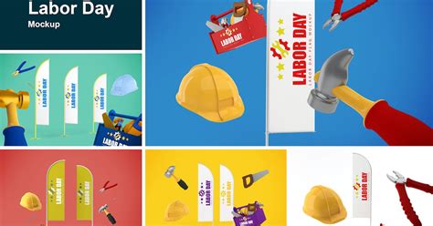 Flag Labor Day, Graphic Templates - Envato Elements