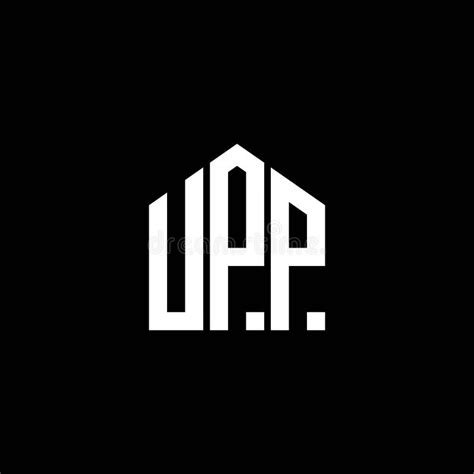 UPP Letter Logo Design on BLACK Background. UPP Creative Initials ...