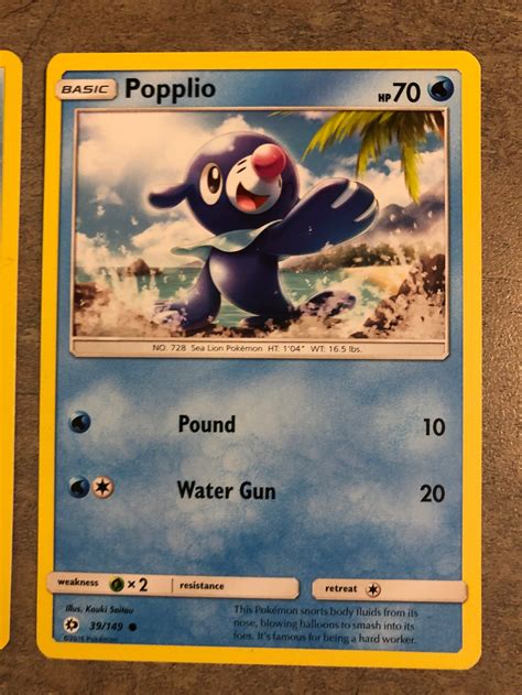 Pokémon cards 5 Water-type cards | Etsy