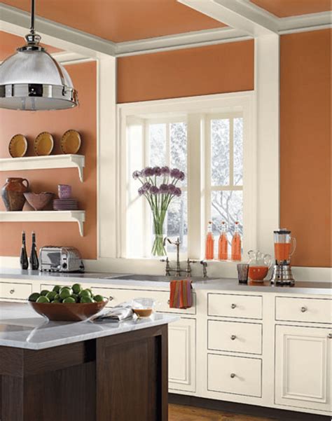 10 Best Tuscan Paint Colors to Use in Your Home | Orange kitchen walls ...