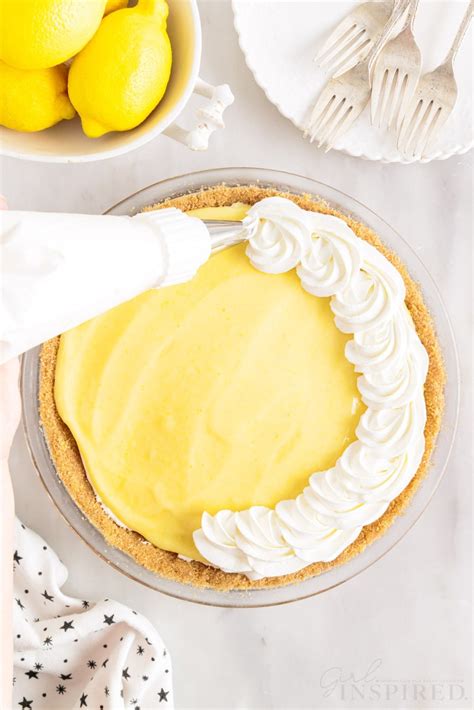 Lemon Cream Cheese Pie - girl. Inspired.