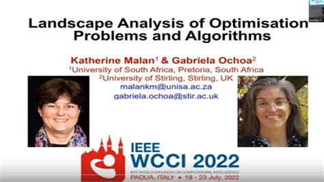 Tutorial - Landscape Analysis of Optimisation Problems and Algorithms ...