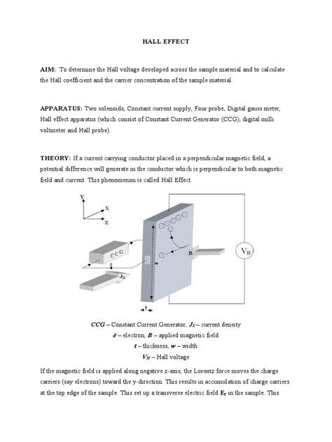 Hall Effect | PDF