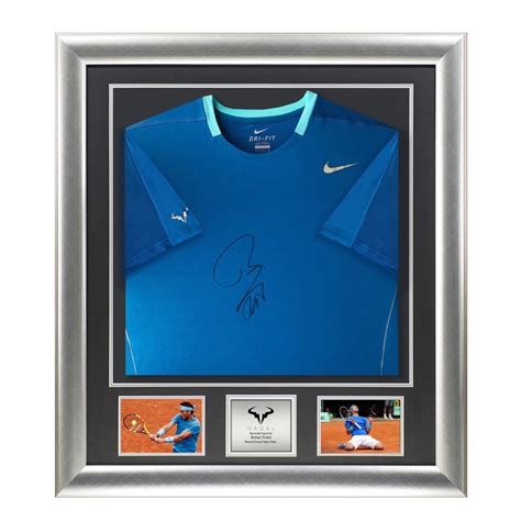 Signed Rafael Nadal Shirt Display - Elite Exclusives