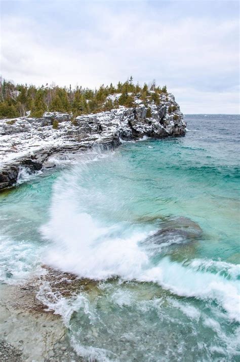 [OC] A stormy winter day in Bruce Peninsula National Park, Ontario ...