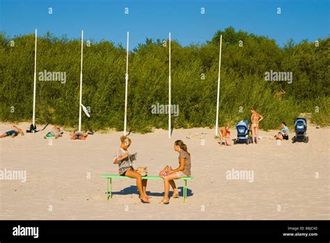 Beach in Liepaja Latvia Europe Stock Photo - Alamy