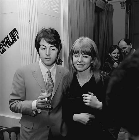 Paul McCartney with his actress girlfriend photographed at the ...